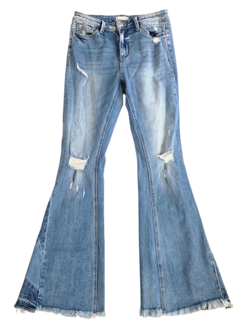 Altar'd State Distressed Flared Women's Jeans Size 28 Tall Girl Friendly